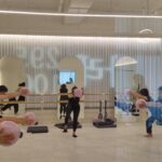 우크라이나 리듬체조 바네사강사의 수업모습